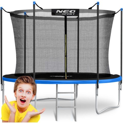 Trampolina Ogrodowa 183 cm (6 ft) z siatką wewn. i drabinką Neo-Sport