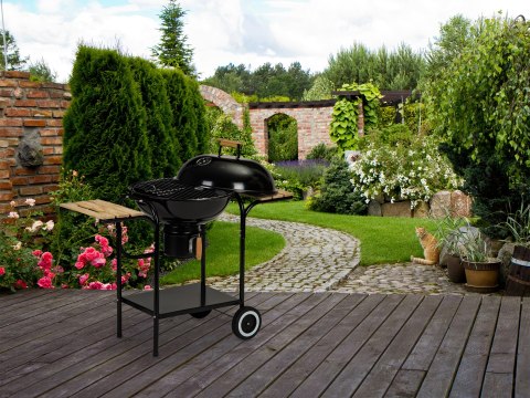 Grill Ogrodowy Węglowy MultiGarden – Pokrywa, Półki i Popielnik