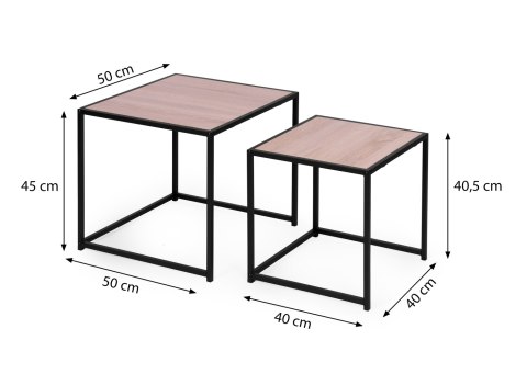 Zestaw stolików kawowych 2 szt. lofotwy design