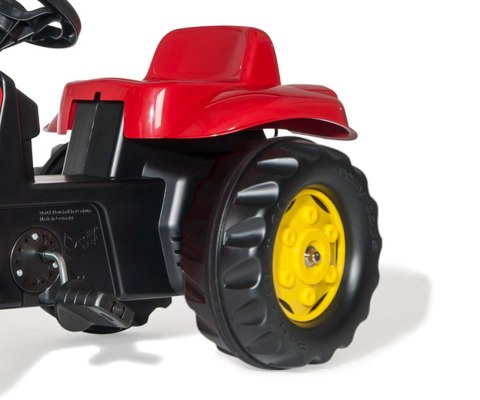 Rolly Toys 023127 Traktor Rolly Kid z łyżka i przyczepa Czerwony