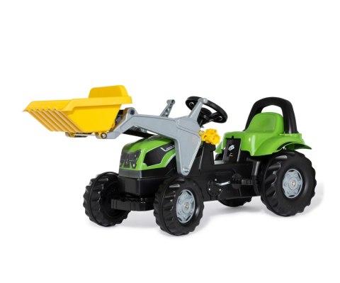 Rolly Toys 023196 Traktor Rolly Kid Deutz Fahir 5115G TB z łyżka i przyczepą