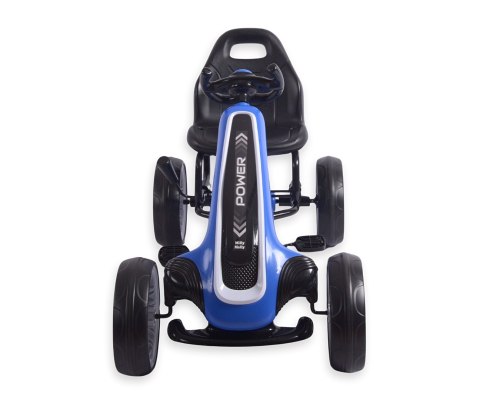 Gokart na pedały Power Blue Milly Mally