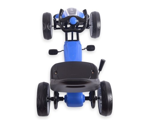 Gokart na pedały Power Blue Milly Mally