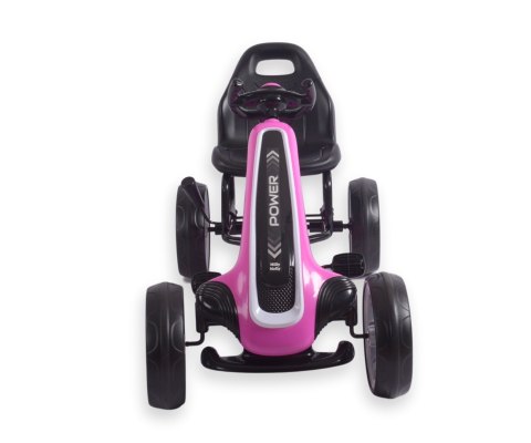 Gokart na pedały Power Pink Milly Mally