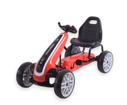 Gokart na pedały Power Red Milly Mally