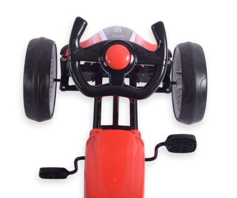 Gokart na pedały Power Red Milly Mally