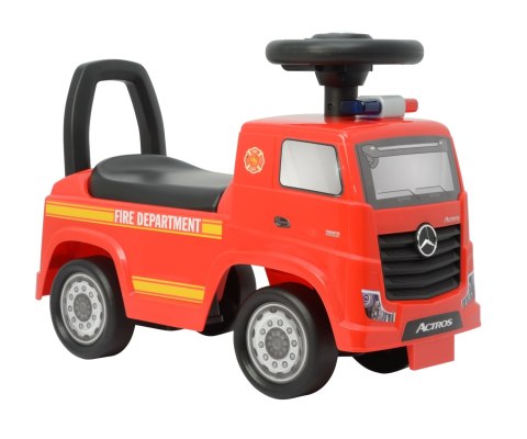 Milly Mally Pojazd Mercedes-Benz Actros Fire Truck Red