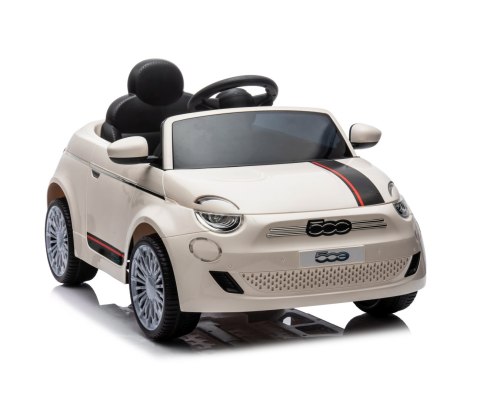 Milly Mally Pojazd na akumulator Fiat 500e White