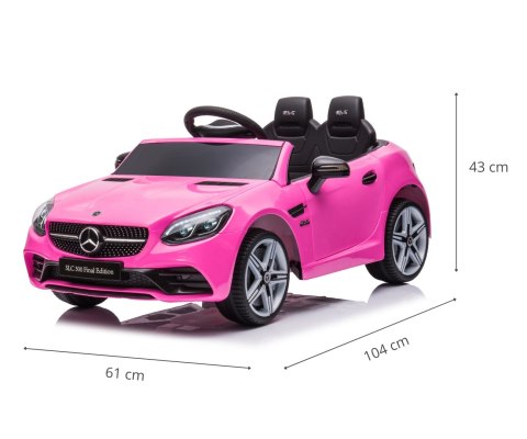 Milly Mally Pojazd na akumulator Mercedes-Benz SLC Pink