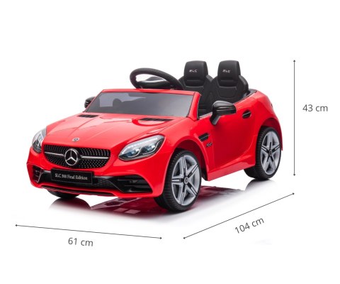 Milly Mally Pojazd na akumulator Mercedes-Benz SLC Red Milly Mally