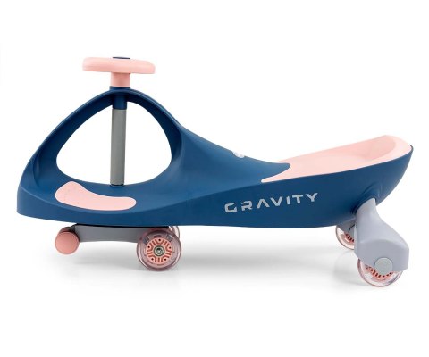 Jeździk Grawitacyjny Gravity Navy Pink Milly Mally