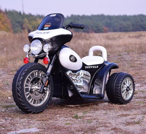 Motor Policyjny dla Dzieci CHOPPER JT568 – Światła, Dźwięki, Akumulator 6V