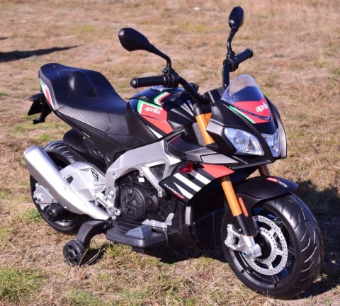 Motocykl Elektryczny APRILIA TUONO V4 – Miękkie Koła EVA, Silniki 45W, Światła LED