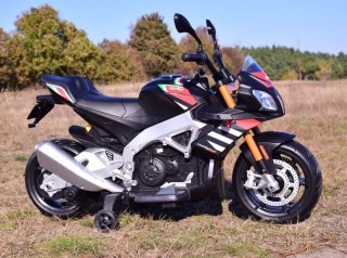 Motocykl Elektryczny APRILIA TUONO V4 – Miękkie Koła EVA, Silniki 45W, Światła LED