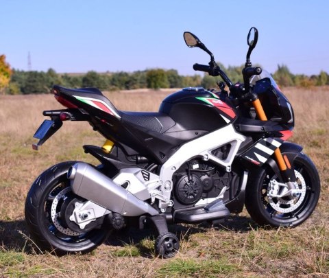 Motocykl Elektryczny APRILIA TUONO V4 – Miękkie Koła EVA, Silniki 45W, Światła LED