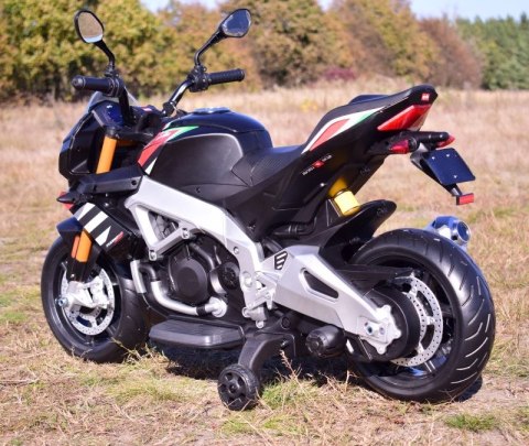 Motocykl Elektryczny APRILIA TUONO V4 – Miękkie Koła EVA, Silniki 45W, Światła LED