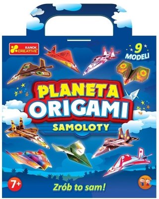 Planeta origami Samoloty 9 modeli Zrób to sam