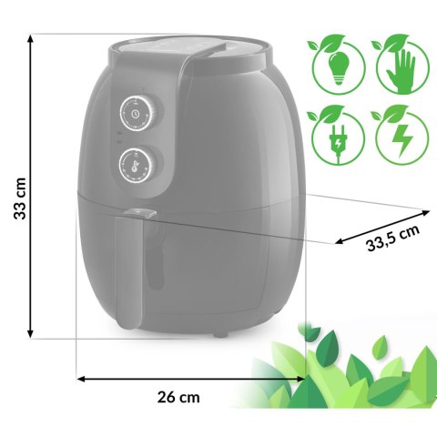 Frytkownica Beztłuszczowa Berdsen BD-650 - Mocna i Energooszczędna 3.6L