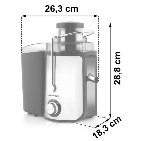 Sokowirówka Berdsen BD-750 1000W – Wyciskarka do Owoców i Warzyw