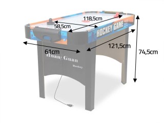 Największy stół Cymbergaj Air Hockey Neo-Sport NS-425