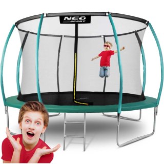 Trampolina ogrodowa profilowana 14ft/435cm z siatką wewnętrzną Neo-Sport