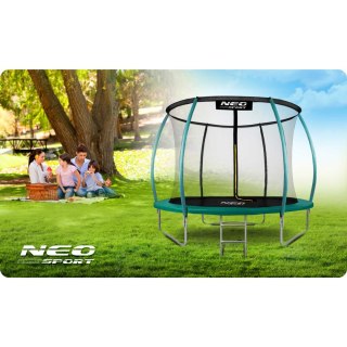 Trampolina ogrodowa profilowana 8ft/252cm z siatką wewnętrzną Neo-Sport