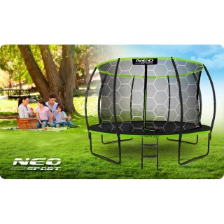 Trampolina ogrodowa profilowana 12ft/374cm z siatką wewnętrzną Neo-Sport