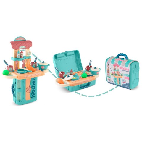 MINI kuchnia w walizce dla dzieci 3w1 - Ricokids