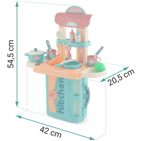 MINI kuchnia w walizce dla dzieci 3w1 - Ricokids