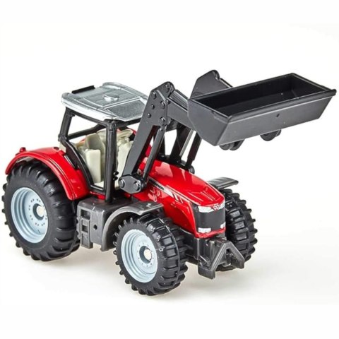 Siku Traktor Massey Ferguson z przednią ładowarką - metalowy model