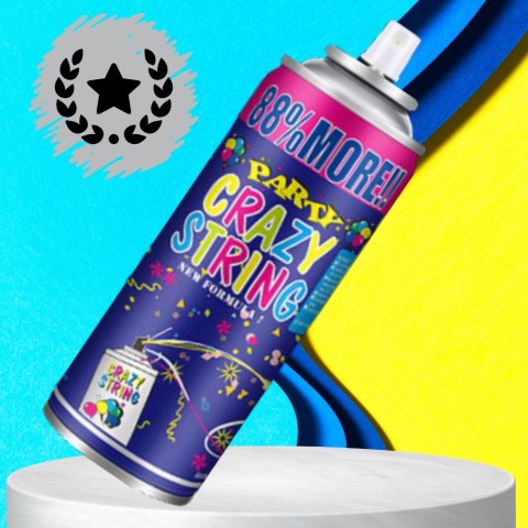 Serpentyna W Sprayu Fioletowa – 250 ml Na Urodziny I Imprezę