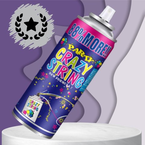 Serpentyna W Sprayu Niebieska – 250 ml Na Urodziny I Imprezę