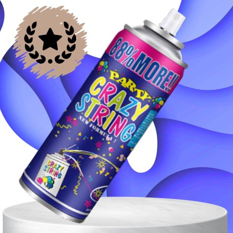 Serpentyna W Sprayu Neon Zielony – 250 ml Na Urodziny I Imprezę