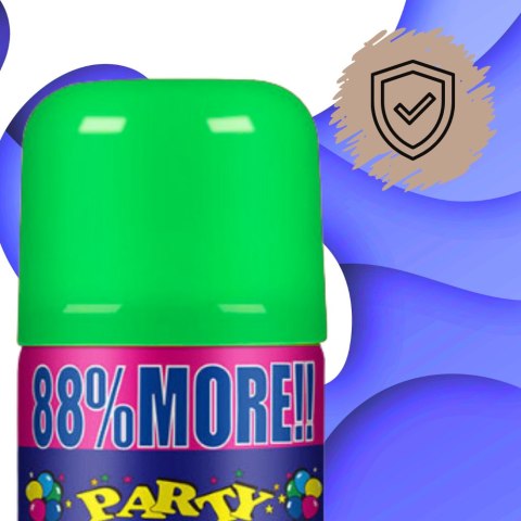 Serpentyna W Sprayu Neon Zielony – 250 ml Na Urodziny I Imprezę