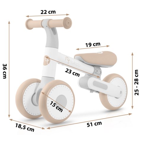 Pierwszy Rowerek Biegowy dla Dziecka – Trójkołowy Jeździk Nukido