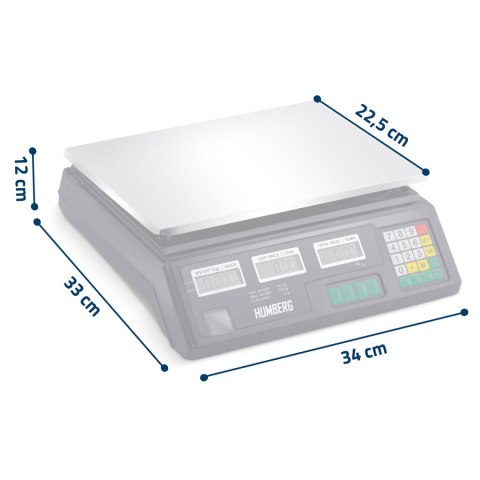 Elektroniczna waga sklepowa i magazynowa Humberg HM-190