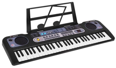 Keyboard dla dzieci 5+ Stojak na nuty Mikrofon + Nagrywanie Radio USB MP3 - model nr 020