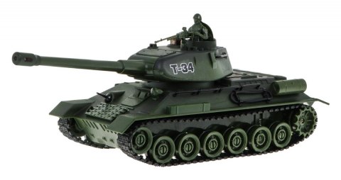 Zdalnie sterowane 2 czołgi T-34 vs Tiger dla dzieci 3+ Strzelające modele + Wielka Bitwa Czołgów