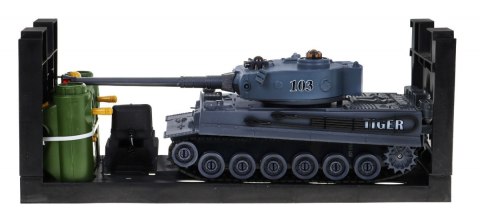 Zdalnie sterowane 2 czołgi T-34 vs Tiger dla dzieci 3+ Strzelające modele + Wielka Bitwa Czołgów