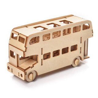 Little Story Drewniane Puzzle Model 3D - Autobus