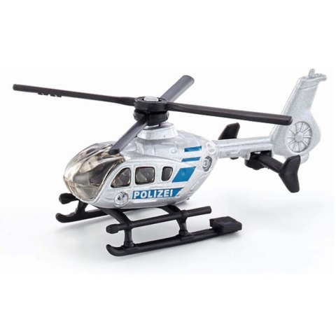 Siku Laweta z Helikopterem Policja – Metalowy Model Kolekcjonerski S1610