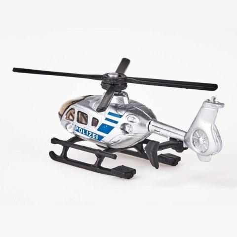 Siku Laweta z Helikopterem Policja – Metalowy Model Kolekcjonerski S1610