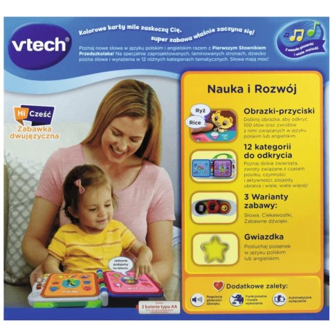 Pierwszy Słownik Przedszkolaka Edukacyjny Polsko-Angielski Vtech Trefl 61090