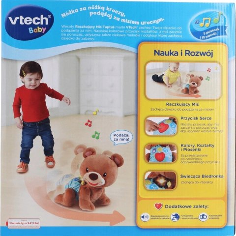 Interaktywny Raczkujący Miś Tuptuś - Edukacyjna VTech Baby 60824