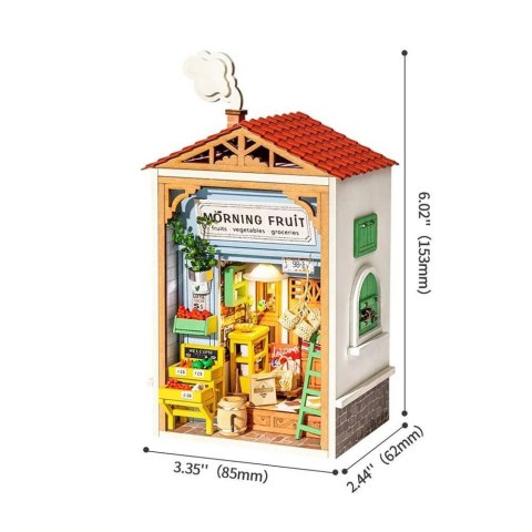 ROBOTIME Składany Drewniany Model Puzzle 3D - Poranny Sklepik