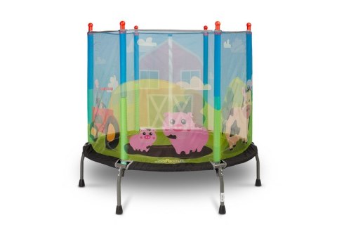 Trampolina dla Dzieci z Siatką TOYZ 128 cm - Farma