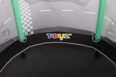 Trampolina  dla Dzieci z Siatką TOYZ 128 cm - Wyścigi