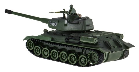 Zdalnie sterowane 2 czołgi T-34 vs Tiger dla dzieci 3+ Strzelające modele