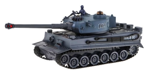 Zdalnie sterowane 2 czołgi T-34 vs Tiger dla dzieci 3+ Strzelające modele