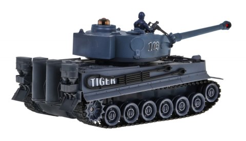 Zdalnie sterowane 2 czołgi T-34 vs Tiger dla dzieci 3+ Strzelające modele